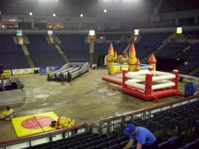 large inflatable fun day