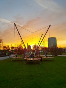 bungee trampolines for hire