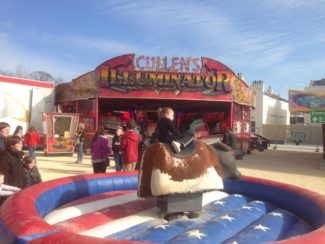 child on rodeo bull Northern Ireland