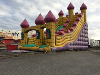 huge inflatable slide for hire
