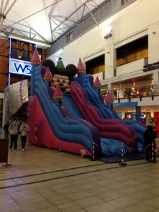 mickey mouse inflatable slide hire