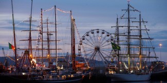 ferris wheel at tall ships event