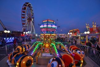 beautiful funfair in Northern Ireland