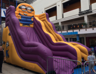 inflatable minions slide
