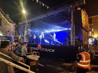 staging stage truck hire