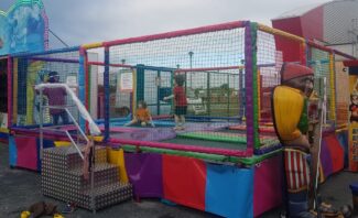 trampoline trailer hire