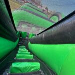 inflatable assault course ladders